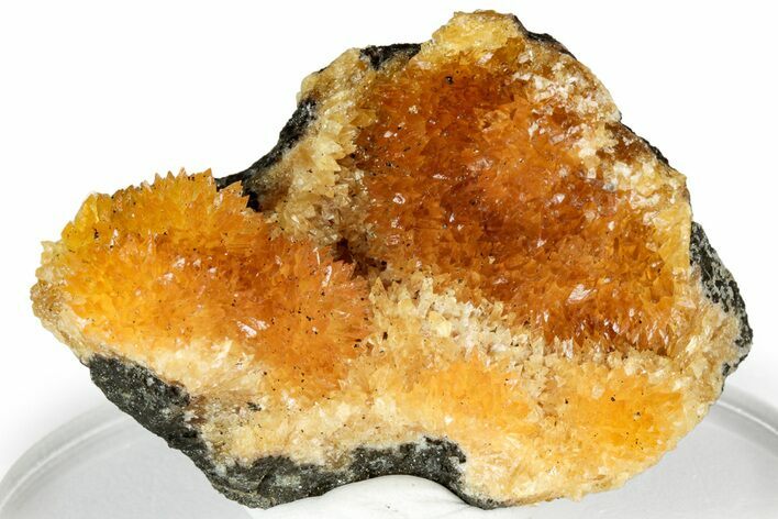 Intense Orange Calcite Crystal Cluster - Poland #311627